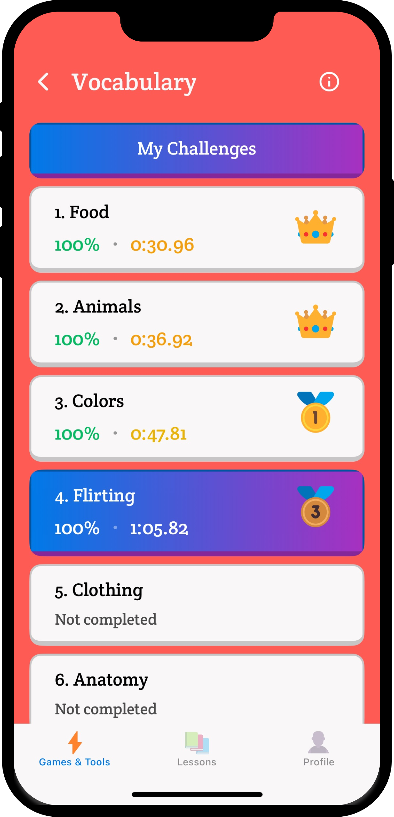 Timed Challenges